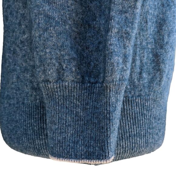 Eredi Pisano Roma Men's Blue Cashmere Wool Blend Crewneck Sweater Size XS - Picture 4 of 6